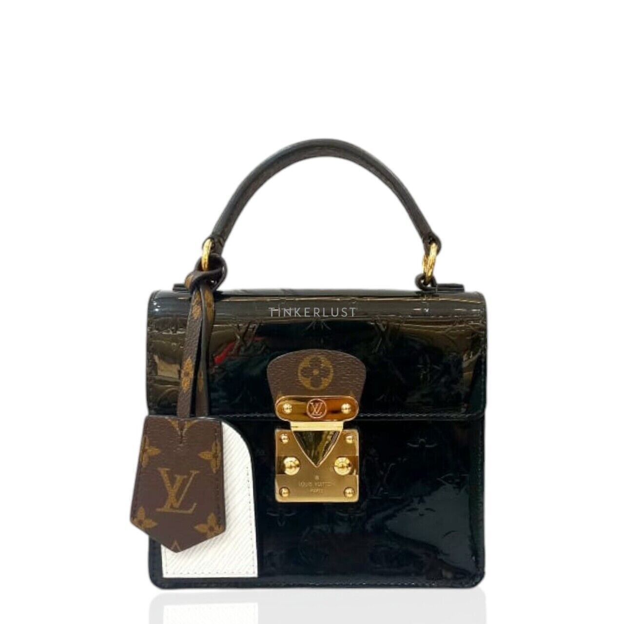 tas satchel Louis Vuitton Monogram Spring Street 2018 Patent
